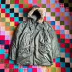 Vintage Military Type N-3B Flying Parka Jacket Medium Green Vietnam Era 1969