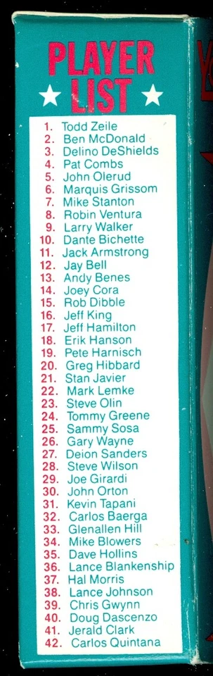 1990 SCORE YOUNG SUPERSTARS SET II 2 MLB BASEBALL GLOSSY CARD 1-42 SEE LIST - Image 3 of 3