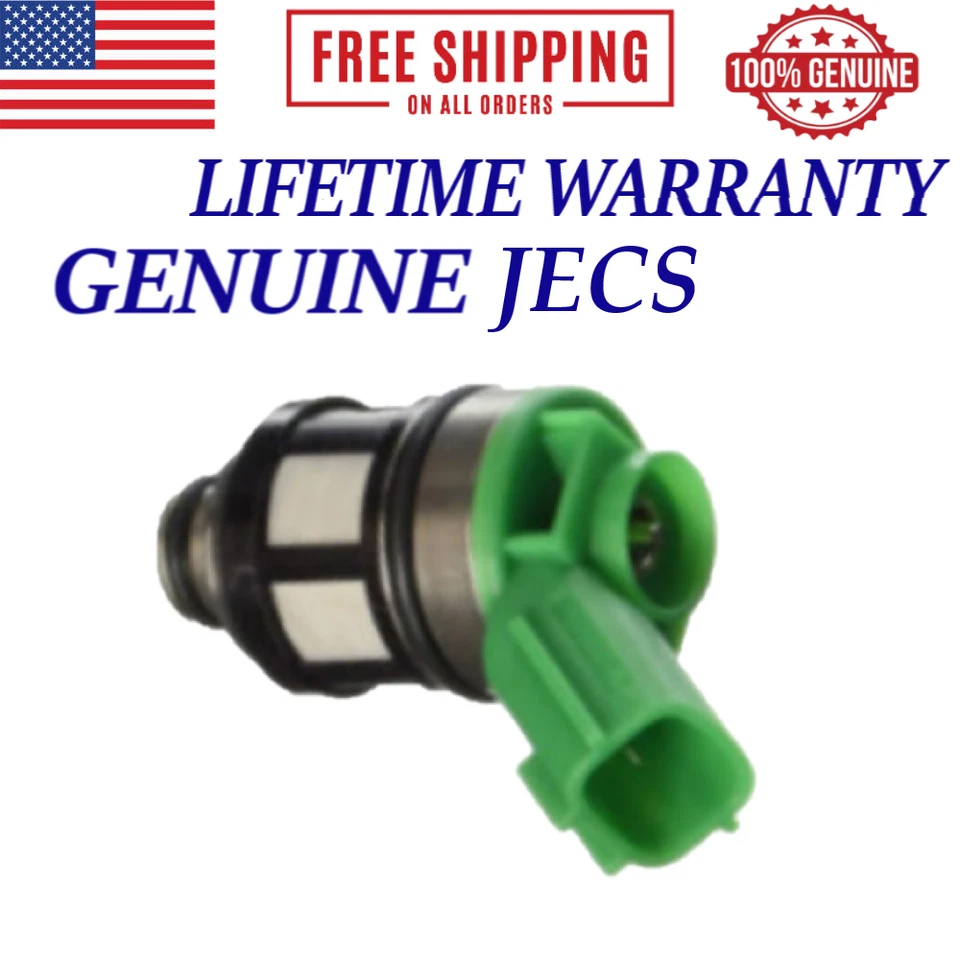 4 inyectores de combustible OEM JECS para camioneta Nissan Frontier Xterra 1996-2004 2,4 L I4 Foto 2 de 3