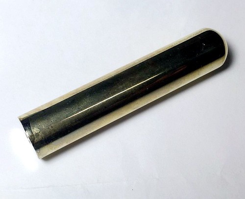 Solid Stainless Steel Tone Bar Guitar Slide GOLD for Hawian Guitar - Picture 2 of 3