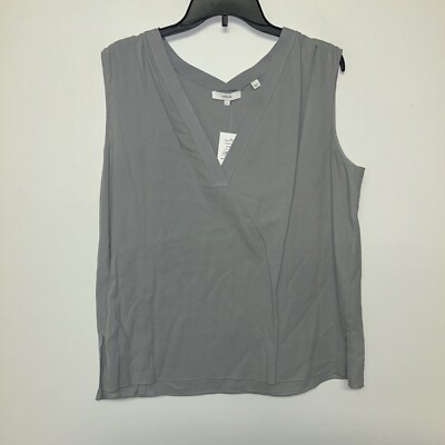 Vince Womens Sleeveless Grey Blouse, New With Tags, Size Large | eBay