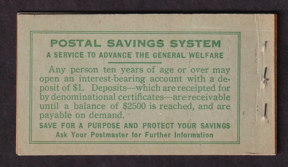 1927 Franklin 1c BK75 25c booklet (4 Sc 632a panes) BC5A complete mint - Image 2 of 2