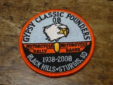 Gypsy Classic Founders 2008 Black Hills Patch (Black Hills-Sturgis South Dakota)