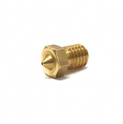 1.75mm Filament Brass Thread J-head Extruder Nozzle  M6 for RepRap 3D Printer