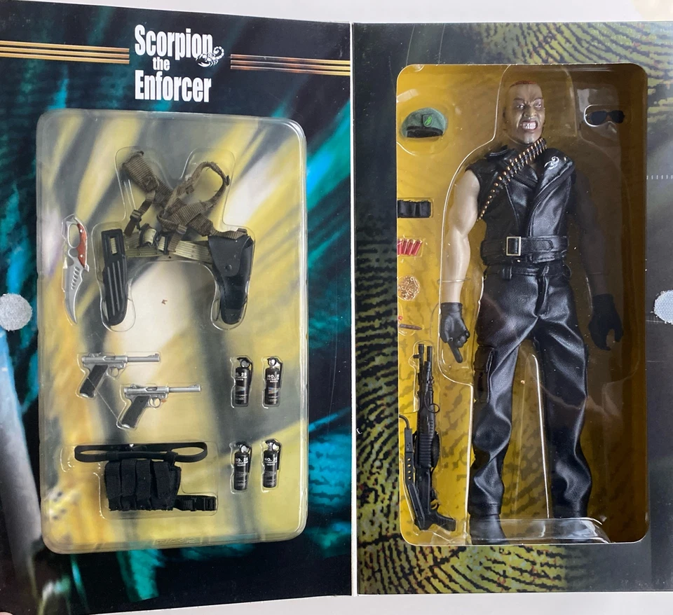 Boneco de ação BLUE BOX TOYS 12” Elite Force SCORPION the ENFORCER Terminate NOVO - Imagem 2 de 4