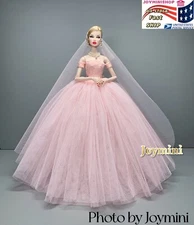 Pink Dress For Fashion Royalty Integrity Poppy Parker NuFace Dolls Coat Dress