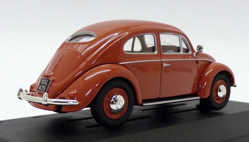 Vanguards 1/43 Scale VA01207 - VW Beetle Oval Rear Window - Coral - Picture 2 of 5