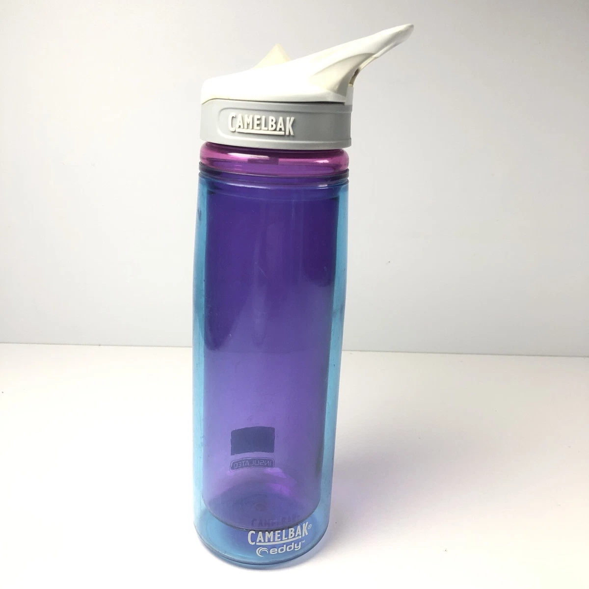 CamelBak Eddy BPA Free Hiking Camping Insulated Water Bottle Purple 20oz