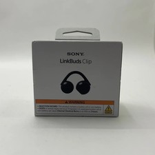 New Sony LinkBuds Clip Open Ear True Wireless Earbuds Black WF-LC900