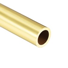 300mm Length 10mm OD Brass Round Tube Seamless Straight Pipe Tubing