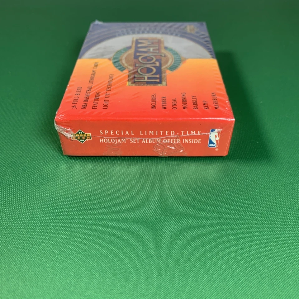 Juego de 36 cartas con litograma Holojam de la NBA Upper Deck 1994 Michael Jordan Shaq NUEVO sellado Foto 3 de 4