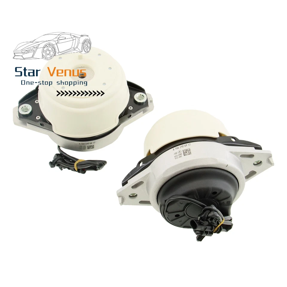 Genuine Mercedes-Benz W166 GL350 ML350 LH&RH Engine Mount 1662406817 1662406917 - Image 2 of 4