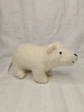 Polar Bear Collectible - Fuzz That Wuzz Mary Meyer Recycled RARE - Christmas