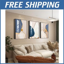 Large Size Natural Style Art Poster Set - Set of 3 Frames