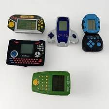 Lot Vintage LCD Handheld Electronic Games Hasbro Excalibur Tiger Style Tested