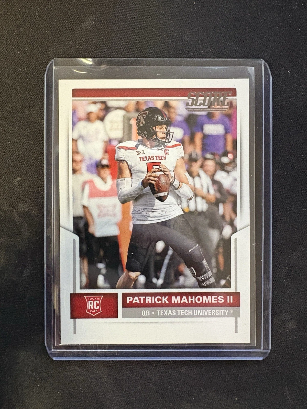 Patrick Mahomes trading card