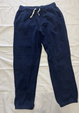 Polo Ralph Lauren Boys Sweatpants L 14-16 Navy Fleece Red Pony Logo Joggers