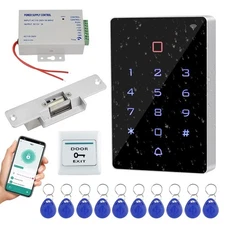 WiFi Tuya APP Access Control System Kit Waterproof RFID Access Control Keypad...