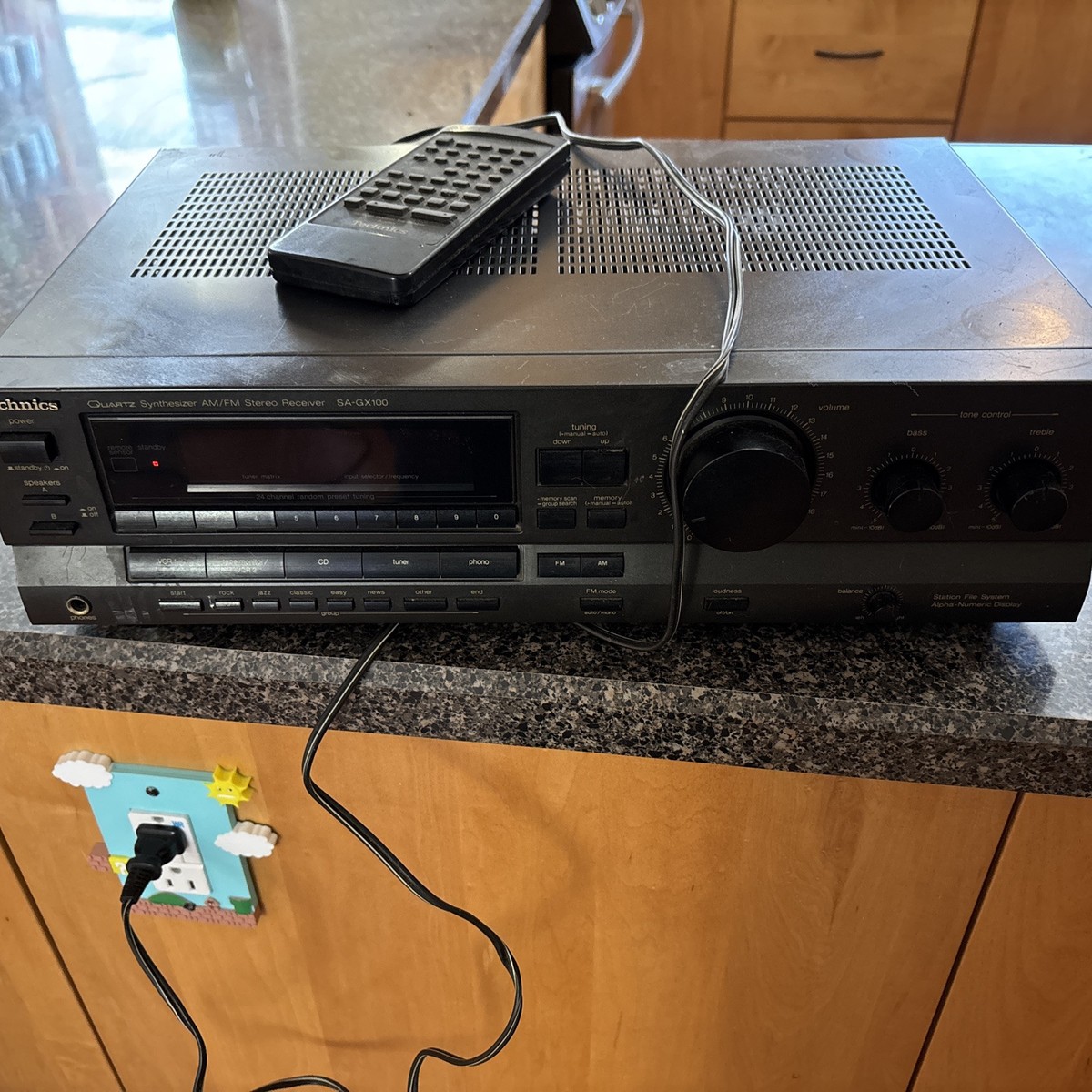 Vintage Technics Sa-gx100 2-ch 40w Quartz Synthesizer Am/fm Stereo