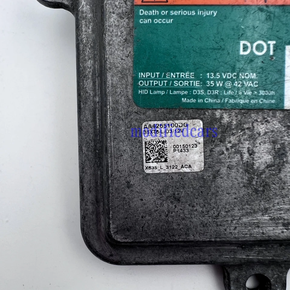 Оригинальный балластный модуль ксеноновой фары AA4265100DG для Cadillac ATS 2013-2019 годов выпуска - Изображение 4 из 4