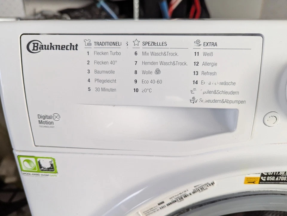 Verkaufe Waschtrockner WATK Pure Von Bauknecht,Top Zustand! - Bild 2 von 4