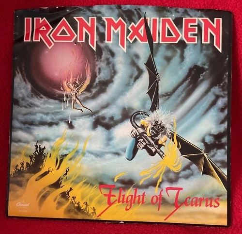 IRON MAIDEN ‘Flight Of Icarus’  7” 45 Winchester US Press Ultrasonically Cleaned