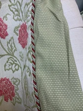 Eastern Accents Oversized Full /Queen Duvet Jacquard 76 X 86 Floral Pink & green