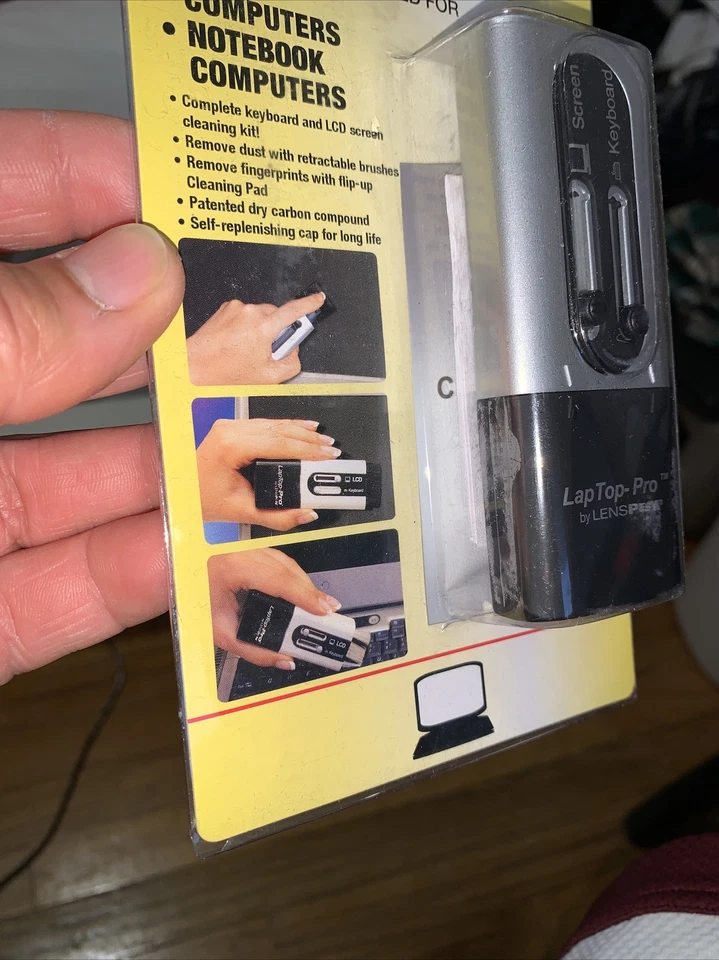 Sistema de limpieza de computadora profesional Lenspen 3 en 1 con almohadilla de limpieza reemplazable Foto 2 de 4