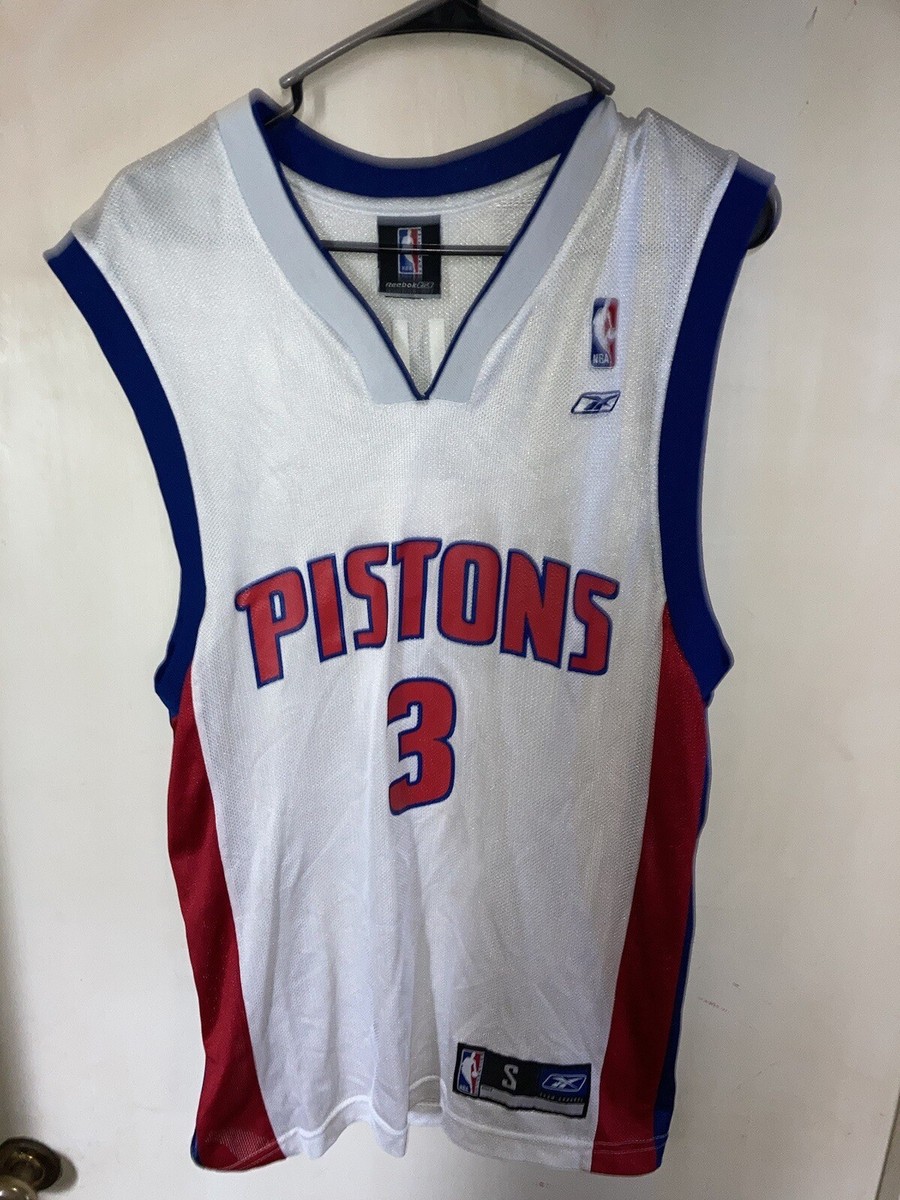 【専用売約済】NBA Pistons プリンスReebokユニフォームのみ Reebok Detroit Pistons Tayshaun Prince White Jersey Men's