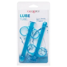 Lube Tube Personal Lubricant Applicator Syringe Shooter Launcher Two Pack blue