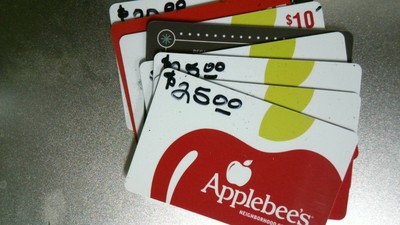 Applebee S Gift Card 165 Physical Cards Only Please Read Desc Ebay
