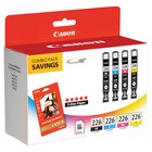 Canon 4546B007 (Cli-226 C/ M/ Y/ K) Standard Yield Ink Combo Pack