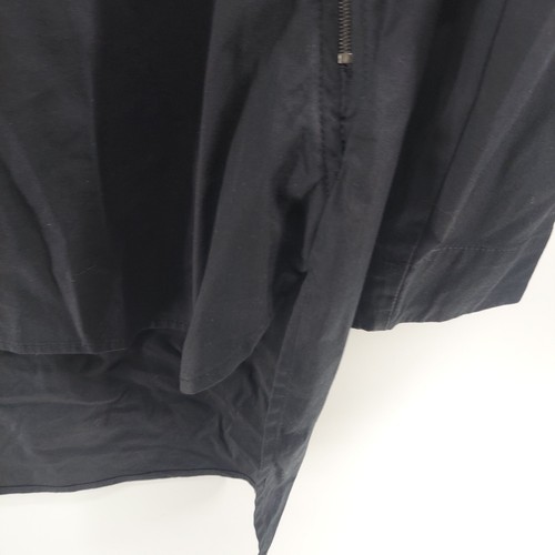 Camisa túnica mujer Stella Carakasi talla grande negra alta-baja informal cremallera completa COMO ESTÁ - Imagen 8 de 15