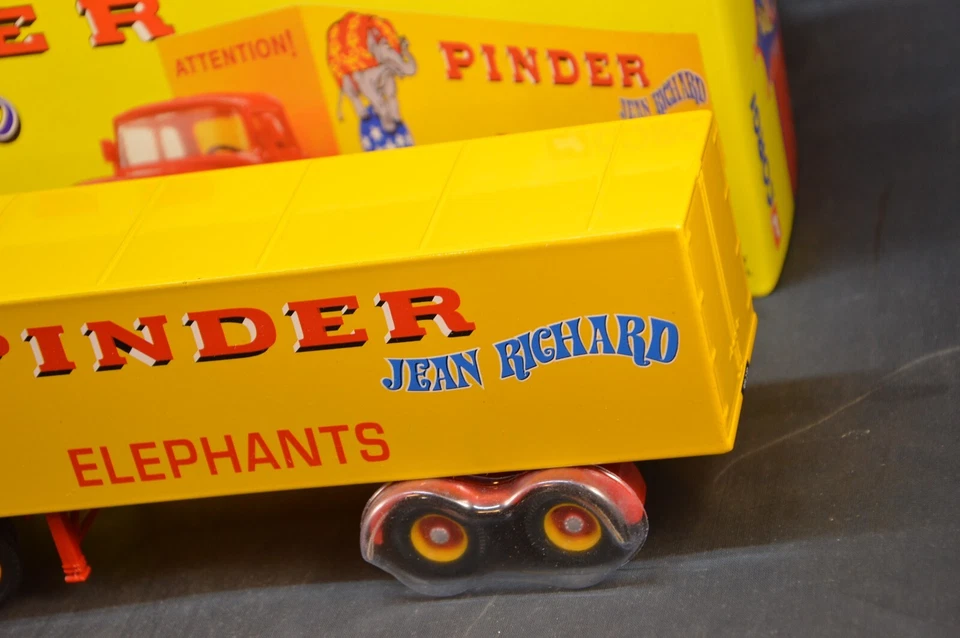 CORGI 70101 BERLIET TLR SEMI FOURGON CIRCO PINDER SCALA 1/50 DIE CAST MODEL - Immagine 3 di 4