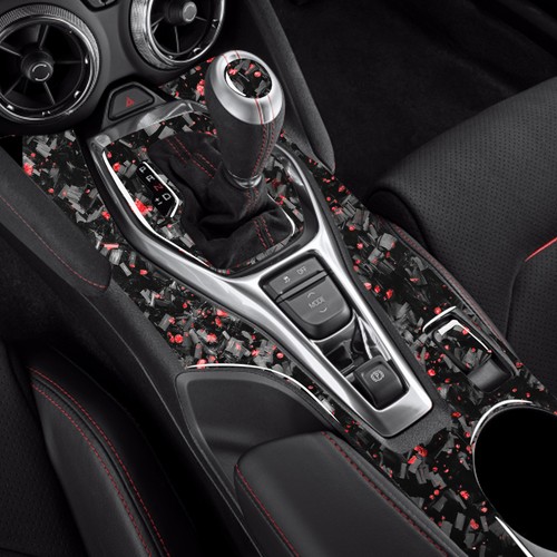 For Chevrolet Camaro 2017-2019 Genuine Carbon Fiber Gear Shift Lever Panel Trim - Picture 6 of 33