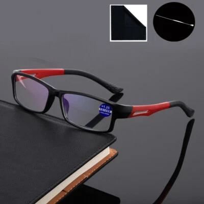 Mode Herren Damen Farbe TR90 Lesebrille Lesehilfe +1,0 1,5 2,0 2,5 3,0 3,5 4,0