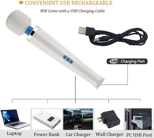 Masajeador de varita recargable Hitachi Love Magic de moda HV-270 - Imagen 9 de 10
