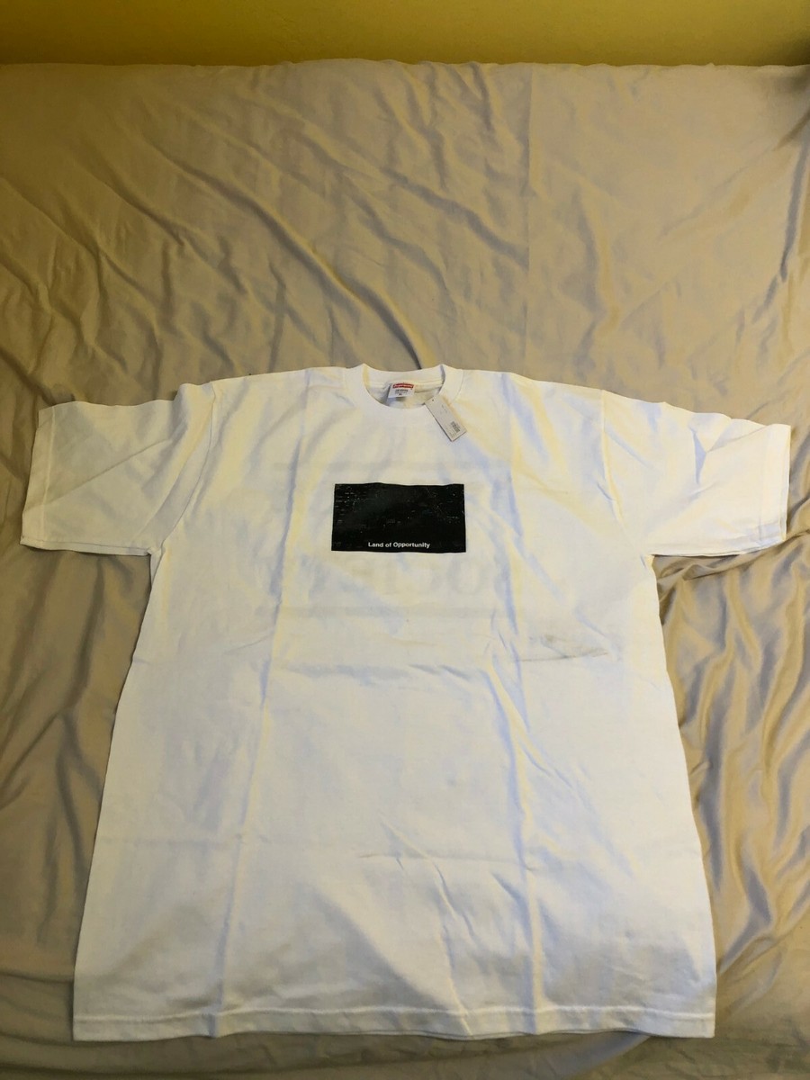 SUPREME MENACE 2 SOCIETY TEE SHIRT XL WHITE RARE NEW with