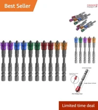 High-Durability Magnetic Phillips Screwdriver Bit Set - 10pc for Electric Tools