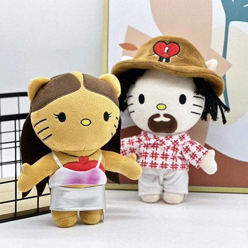Hello Kitty Singer Star Plush Stuffed Doll Toy Rapper Travis Scott Billie Figure - Picture 8 of 32