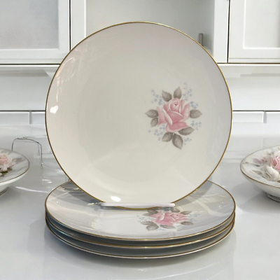 Noritake Roseville 6238 Set of 4 Dinner Plates 10-1/2