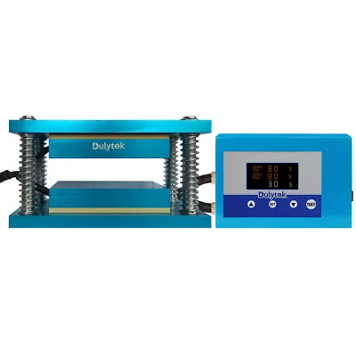 Dulytek Retrofit Caged Heat Plate Kit, 3" x 6", Paired w/ 10-20 Ton Shop Presses