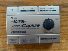 Edirol Audio Capture, USB Audio/Midi Interface UA-20, all cords. FREE SHIPPING