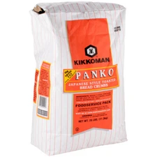 Kikkoman Panko Japanese Style Bread Crumbs - 25 lb (select toasted or untoasted)