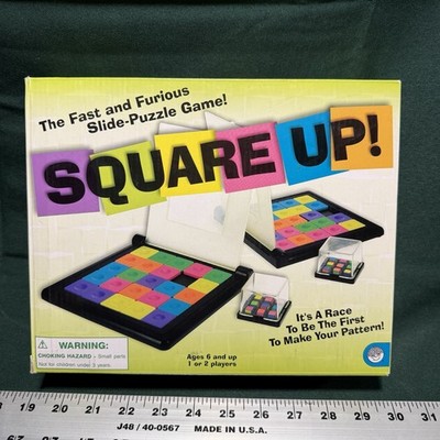 SQUARE UP! Board Game - MindWare - Puzzle Pattern Challenge - Complete - Rubik