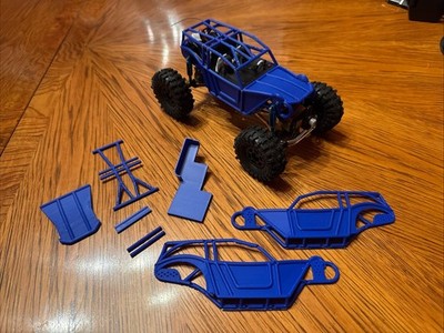 RBX24 SCX24 Custom Tube Chassis 3D Printed Injora Savox Axial Extra Chassis
