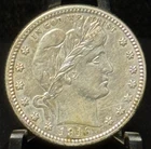 1916-D US Barber Twenty Five Cent 25C Silver Coin