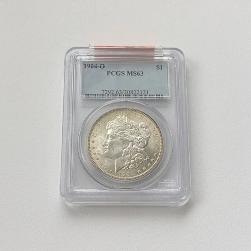 1904 Morgan Dollar PCGS MS63 New Orleans Silver Coin $1 O Mintmark
