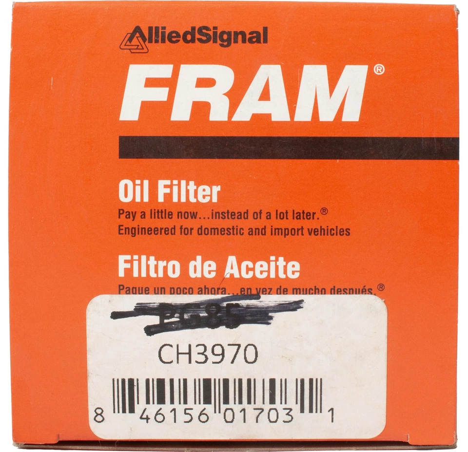 FRAM Extra Guard Oil Filter Fit 1988-1992 Buick Century 4Cyl 2.5L Part ID CH3970 - Image 4 of 4