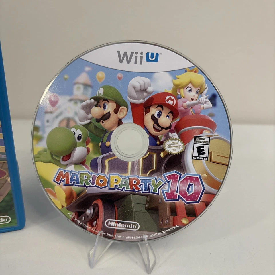 Mario Party 10 (Nintendo Wii U, 2015) Tested Authentic! Complete w/ Manual! - Image 4 of 4